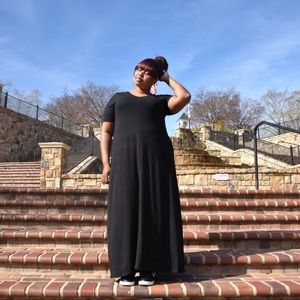 SOLD - Black Dress Plus Size